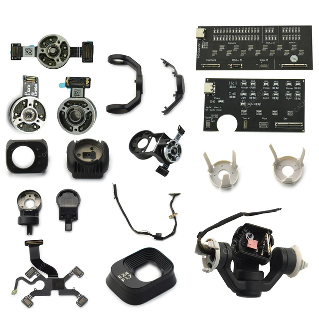 Gimbal Housing 4K Camera Drone Motor Yaw Roll Arm Rubber Damper Original Parts for DJI Mini 4 Pro Fly More Accessory