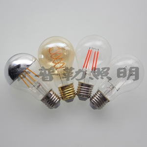 Puces LED à filament plus long Edison Vintage A19 A60 PS60 Verre gris 4W <span class=keywords><strong>E27</strong></span> Blanc chaud <span class=keywords><strong>2700K</strong></span> - Product Image 3