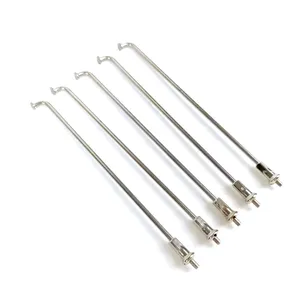 11g Motorcycle 304 Stainless Steel Copper c ap Chromed Wheel Spokes and Nipple