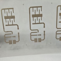 Électrodes imprimées à l'écran en salle blanche pour bio-capteurs électrochimiques médicaux ECG EEG, sérigraphie personnalisée