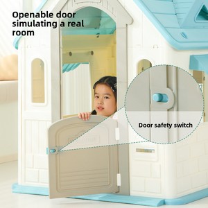 Tente de jeu château de princesse pour enfants, avec fenêtre, pour tout-petits, bébés et enfants, en polyester durable - Product Image 5