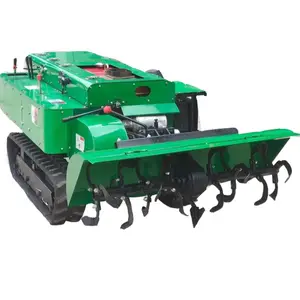 CANMAX Manufacturer Mini Agricultural Orchard Diesel Fertilizer Weeding Rotary Cultivator Crawler Type Tiller Cultivator