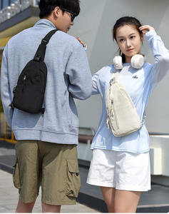 RUIQUWIN - Bolsa de Pecho Deportiva Transpirable de Alta Calidad para Hombre, Impermeable, Duradera, Informal, con Cierre, Gran Capacidad, para el Hombro - Product Image 2