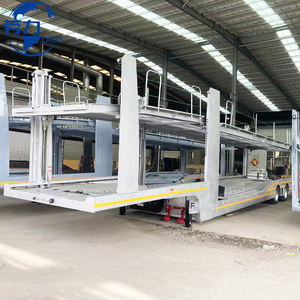 รถเทรลเลอร์แข่งควบคุมระยะไกลขนาดเล็กสร้างผู้ให้บริการรถ3คันพร้อมคุณสมบัติกึ่งรถบรรทุกเหล็ก - Product Image 1