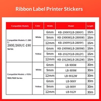 Étiquettes autocollantes originales pour imprimante de numéros de ligne Libiao C-280E/C-280T/N-1200/C-190E/LB-2812Y