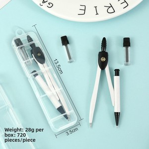 Set di bussola portatile multifunzione in metallo per studenti di matematica - Product Image 6