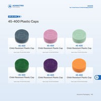 Flacon en plastique PET transparent personnalisé de 200 ml pour emballage de produits de santé, avec bouchon en plastique résistant aux enfants