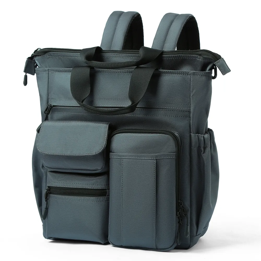 2022 15.6-इंच लैपटॉप टैबलेट बैग परिवर्तनीय कंधे दूत बैग हैंडबैग के लिए पुरुषों/महिलाओं