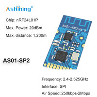 Module radiofréquence sans fil nrf24l01 2.4g lora à faible consommation et coût AS01-SP2