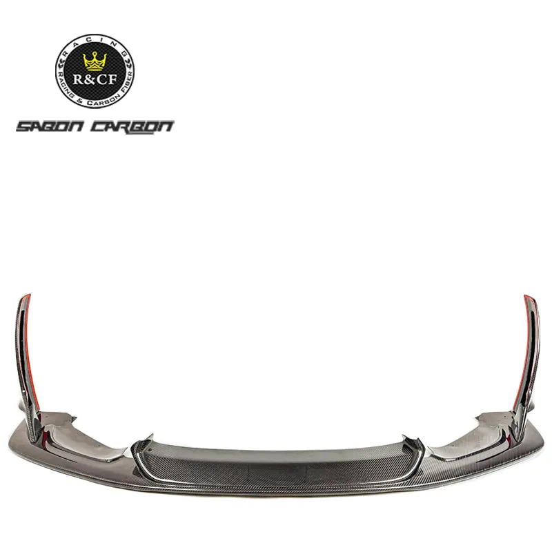 F80 M3 Front Lip Laptorr estilo Fibra De Carbono Divisor Amortecedor Dianteiro Lip Spoiler Para BMW F80 F82 F83 M3 M4 2015-21