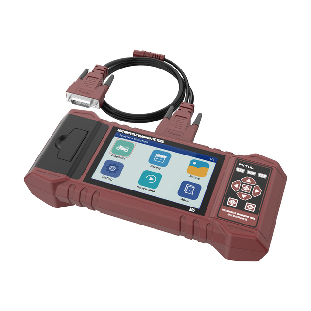 Fxtul M6 Universal City Motorbike Troubleshoot Obd2 Scanner Machine Diagnostic Tool for All Motorcycle