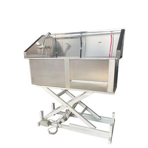 Bañera Eléctrica Elevadora Económica <span class=keywords><strong>de</strong></span> Acero Inoxidable para Hospitales Veterinarios, Bañera para <span class=keywords><strong>Perros</strong></span> en Stock para Peluquería y Limpieza Canina - Product Image 1