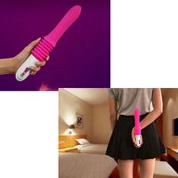 Leistungsstarker Masturbations-Dildo-Vibrator Sex-Dildo-Maschine, Erotikspiele Sexprodukte, Teleskop-Penis mit Saugnapf