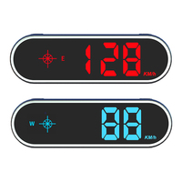 Tampilan Head-up Display (HUD) Universal Kecil G60 MPH KMH dengan Alarm Kecepatan Berlebih untuk Semua Mobil