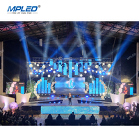 MPLED IP65 Leicht Demontierbare P3.91 Miet-LED-Anzeige Ultraflache Kirchen-Bühnen-Hintergrundkulisse Vollfarbiges LED-Bildschirmpanel für Einzelhandelsgeschäfte