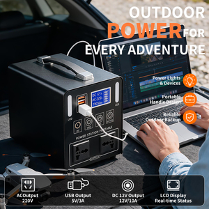 300W 302Wh Lithium Ion Portable Power Station with 100W PD Fast Charge, Wireless Charging, Solar Input for Camping & Emergency - Product Image 3