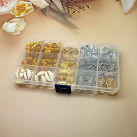 1 pièce Manchette à cheveux à clipser, Bijou pour tresses et dreadlocks, Perles en métaux mélangés, Décoration de coiffure réglable, Anneaux et tubes pour extensions capillaires