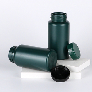 Customized Capsule <b>Bottle</b> Pharmaceutical Packaging HDPE Plastic For Health Products With Tear Pulling Cap Metal Cap - Product Image 3