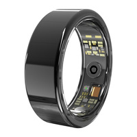 Anneau intelligent pour la santé avec suivi du sommeil, de la pression artérielle et du rythme cardiaque, étanche 5ATM, compatible iOS/Android, coffret cadeau premium