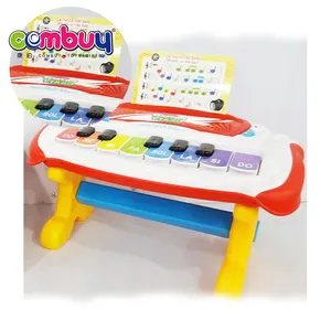 Mainan Piano Musik Plastik Elektrik, Instrumen Bermain Bayi