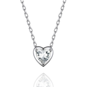 สร้อยคอจี้รูปหัวใจสำหรับผู้หญิง O Chain เครื่องประดับแฟชั่น สร้อยคอสวมใส่ทุกวัน - Product Image 2