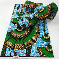 Multi color personalizado Java Impresión de cera de alta calidad 6 yardas Ankara Holland algodón africano poliéster Indonesia batik tela
