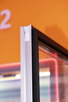 Congélateur extérieur électrique pour pharmacie, avec porte vitrée transparente, modèle amélioré, avec logo personnalisable, fourni directement par l'usine