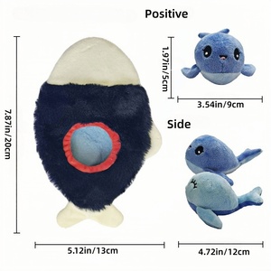 Animale domestico Prodotti Cane Accessori Delfino Criccheggio Educativo Interattivo Oggetti Cane Giocattolo da masticare - Product Image 6