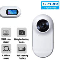 Mini Caméra HD 1080P pour Animaux de Compagnie, Collier de Caméra Sport pour Chat, Enregistrement Vidéo Sans Fil, Caméra Pouce de Sécurité Extérieure Anti-Secousse