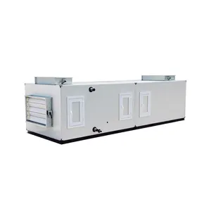 6-row central air conditioning industrial air handling unit with multi-functional processing section