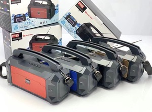 Loa Không Dây Loa Di Động Âm Thanh Không Dây Âm Thanh Nổi Hộp Nhạc Ngoài Trời Năng Lượng Mặt Trời - Product Image 5