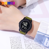 Jam Tangan Elektronik Shikemei ABS untuk Pelajar/Pasangan, Bercahaya, Tahan Air 5BAR, Fungsi Alarm Stopwatch, Multifungsi Digital