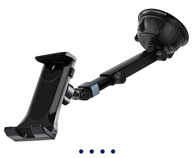 Dashboard Windshield Car Tablet Mount Holder 360 Rotatable Suction Cup Waterproof Adjustable Height Dash Phone Stand