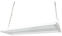 Variateur d'éclairage intelligent Zigbee linéaire pour lampes LED High Bay avec capteur, pour magasins et entrepôts, télécommande, puces SMD2835, en aluminium