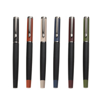 Stylo Bille Rétractable Multifonctionnel de Luxe, Couleurs Métalliques Morandi, Style Sportif, Pointe 0,5 mm, Logo Personnalisé, Cadeau Promotionnel en Gros