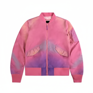 Venta caliente de las mujeres impermeable transpirable ropa de invierno Hip Hop Street moda sublimación poliéster prendas de vestir chaqueta Varsity - Product Image 1