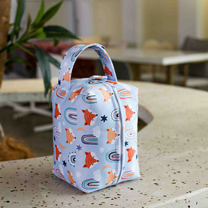 1 adet islak anne su geçirmez Polyester bezi çanta ile hayvanlar baskı yıkanabilir depolama yüzmek için Bikini temizlik peçeteleri - Product Image 2