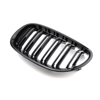 Grilles double ligne en ABS noir brillant pour BMW Série 5 E60 2004-2010 Grilles de voiture