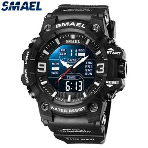 Relojes de Pulsera SMAEL 8049 con Doble Hora, Relojes para Hombre, Reloj Analógico Digital, Reloj Deportivo de Pulsera para Hombre, Montre Homme - Product Image 1
