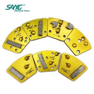 Segmentos de Diamante PCD Tipo Trapezoidal para Pulir, Segmento de Diamante PCD para Eliminar Recubrimientos de Epoxi, Pegamentos, Pisos de Concreto Duro, Amoladora HTG HG - Product Image 5