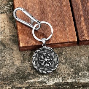 Porte-clés Viking nordique yunnique en alliage de zinc, pendentif géométrique, article cadeau unisexe - Product Image 2