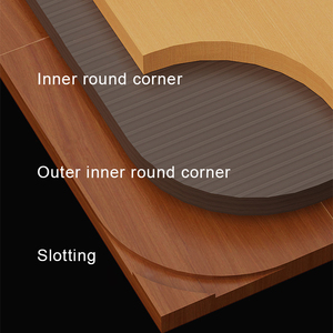 大弧修边机切割圆角模板内外角板半径R100-300圆弧角定位圆角夹具 - Product Image 5