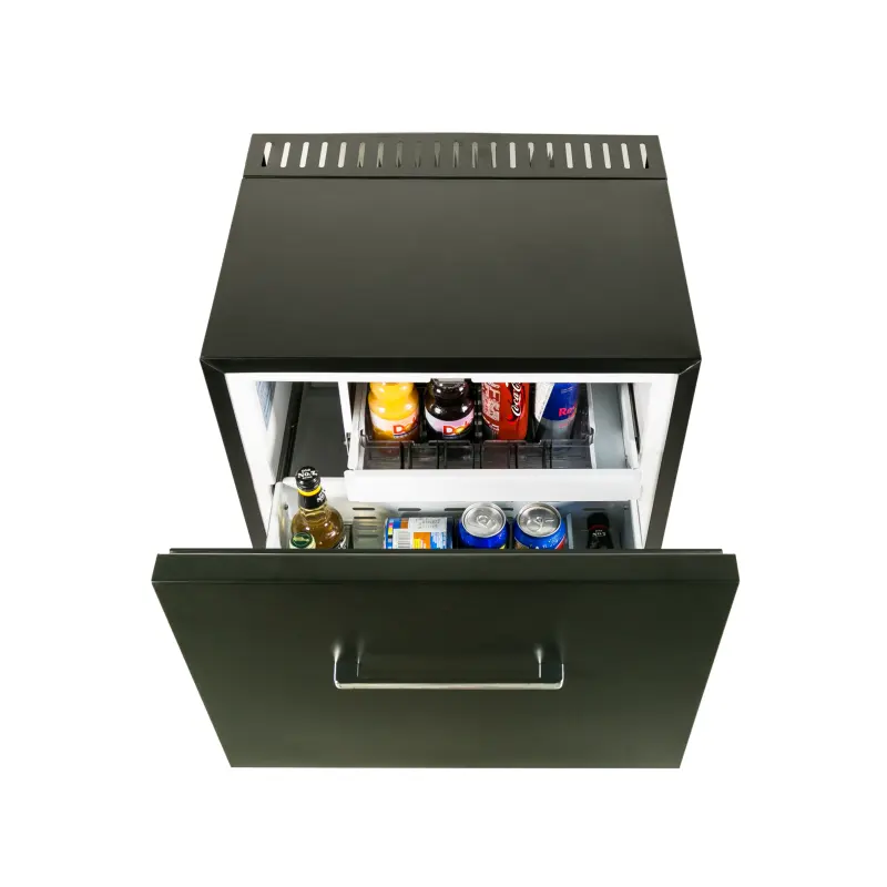 VANACE Mini-bar frigorífico termoelétrico doméstico 20 30 50 60 120 Litros, gaveta com porta de vidro para hotel