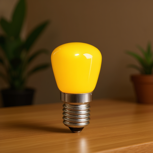 Lampadina a incandescenza E14 gialla 10W 220-240V luce calda per uso interno - Product Image 3