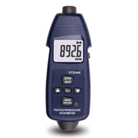 DT2240E 2-in-1 Tachometer meteran stroboskop dengan layar LCD