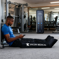 Bottes de récupération de compression professionnelles de haute qualité, thérapie par pression d'air à 6 chambres, masseur de jambes personnalisé