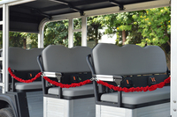Bus touristique GDS14 avec moteur 72V 7,5KW et batterie 72V, navette électrique professionnelle pour 14 passagers