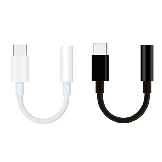 Hot Sell USB C to 3.5mm Audio Adapter Cable Type C to Headphone AUX Jack Dongle HiFi DAC Cable Cord for iphone 15 Samsung