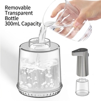 Distributeur de savon automatique en acier inoxydable imité, à piles USB, mural, de qualité commerciale, avec capteur de mousse, pour hôtel et usage domestique, CE ROHS