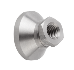 K0395 KIPP Pie Nivelador Giratorio de Acero Inoxidable Tipo B para Maquinaria Industrial con Base Antivibración - Product Image 2